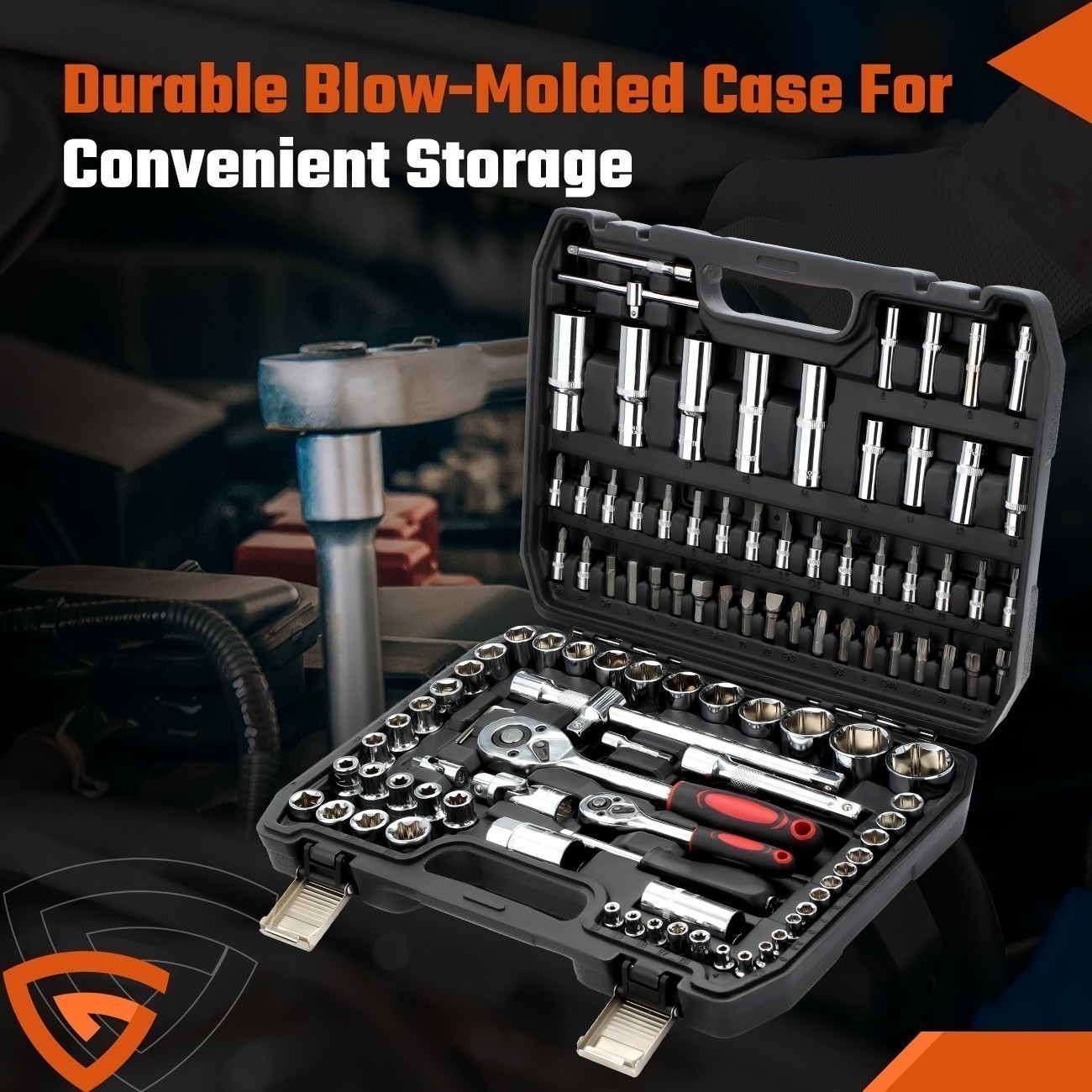 Socket Ratchet Wrench 108Pcs Mechanics Socket Wrench Set Wrench Set Repair