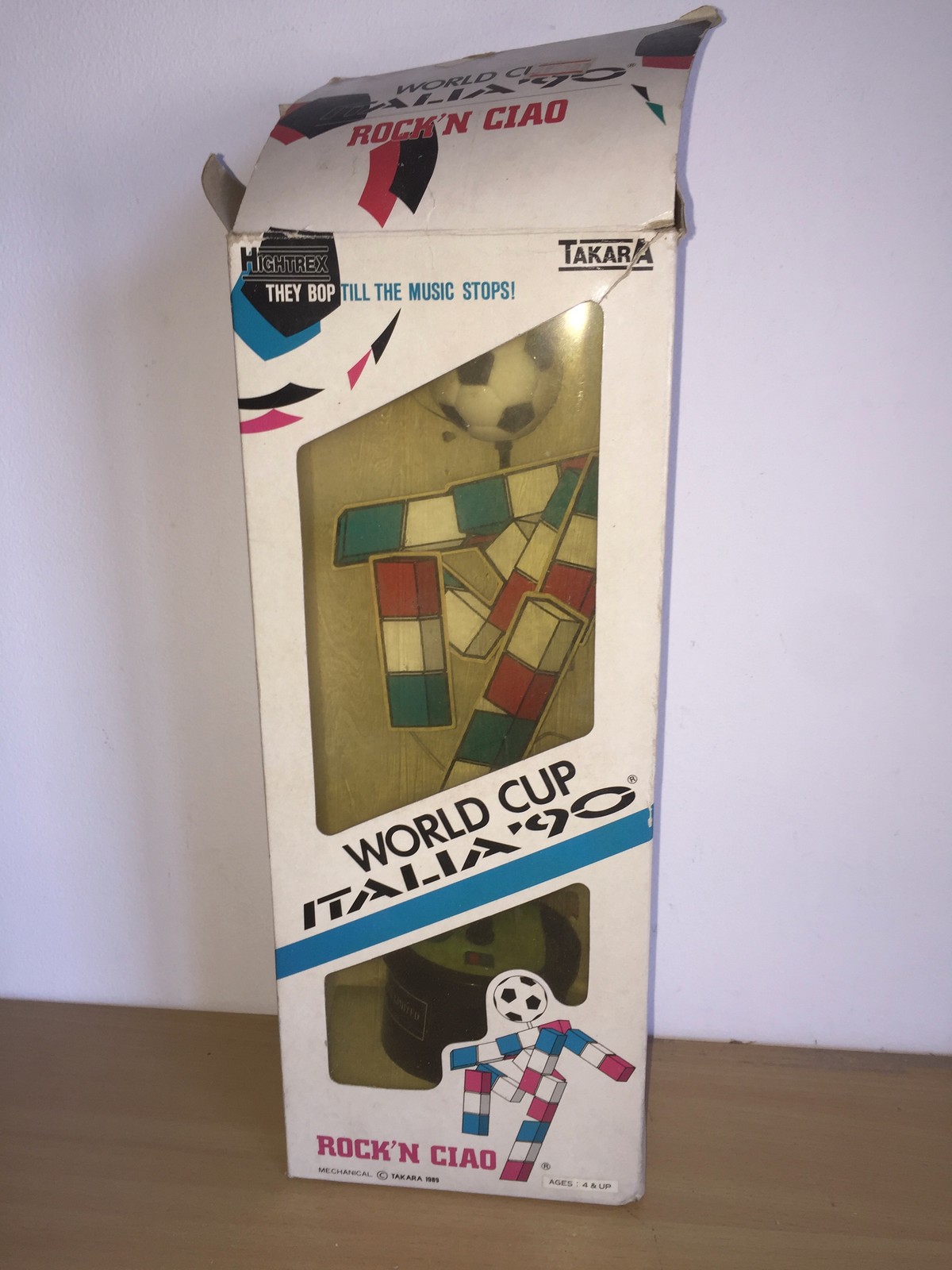 Takara ROCK'N CIAO Official Electronic GAME Soccer Italy ITALIA 90 MIB, 1989