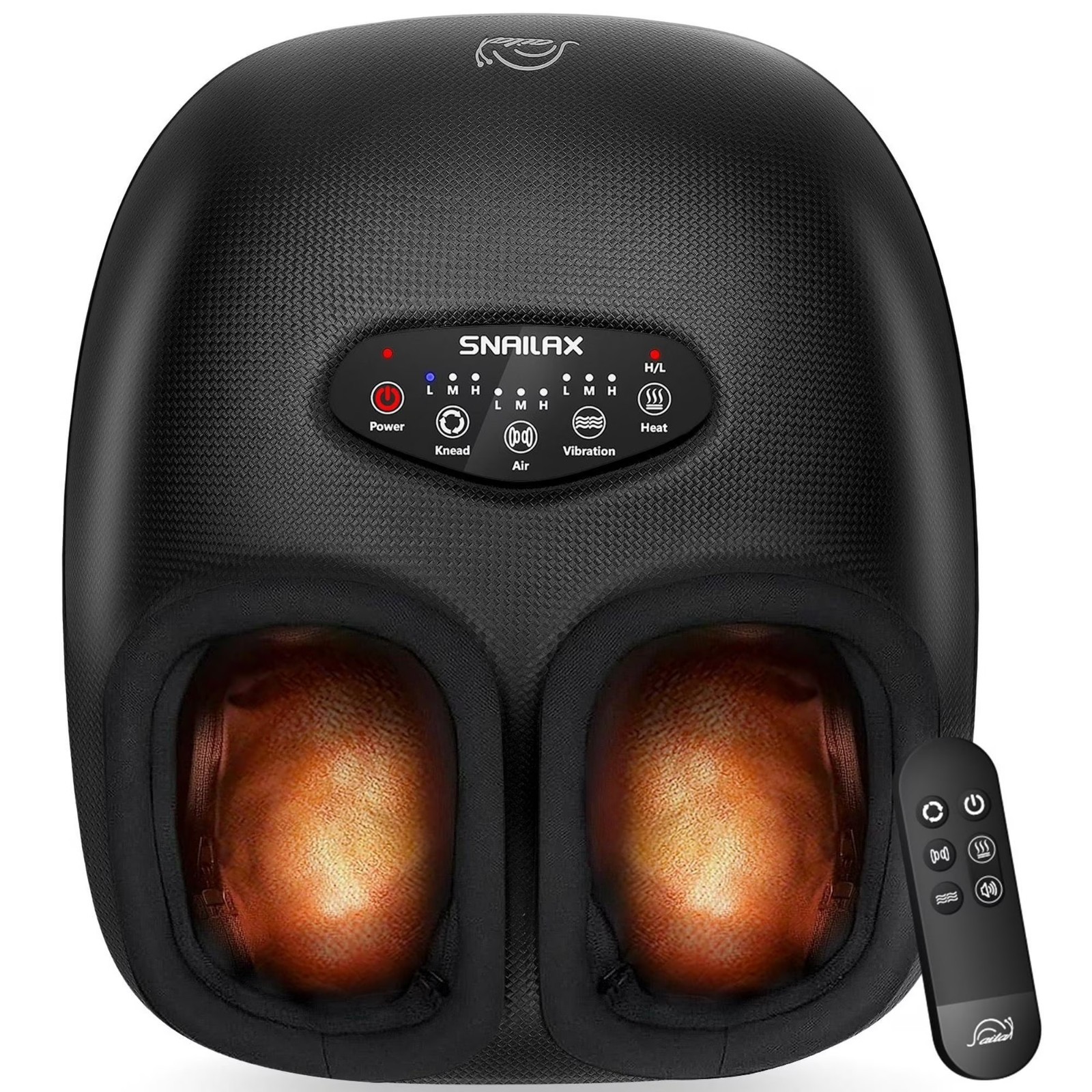 Snailax Foot Massager with Heat, Shiatsu Deep Kneading for Tired Muscles