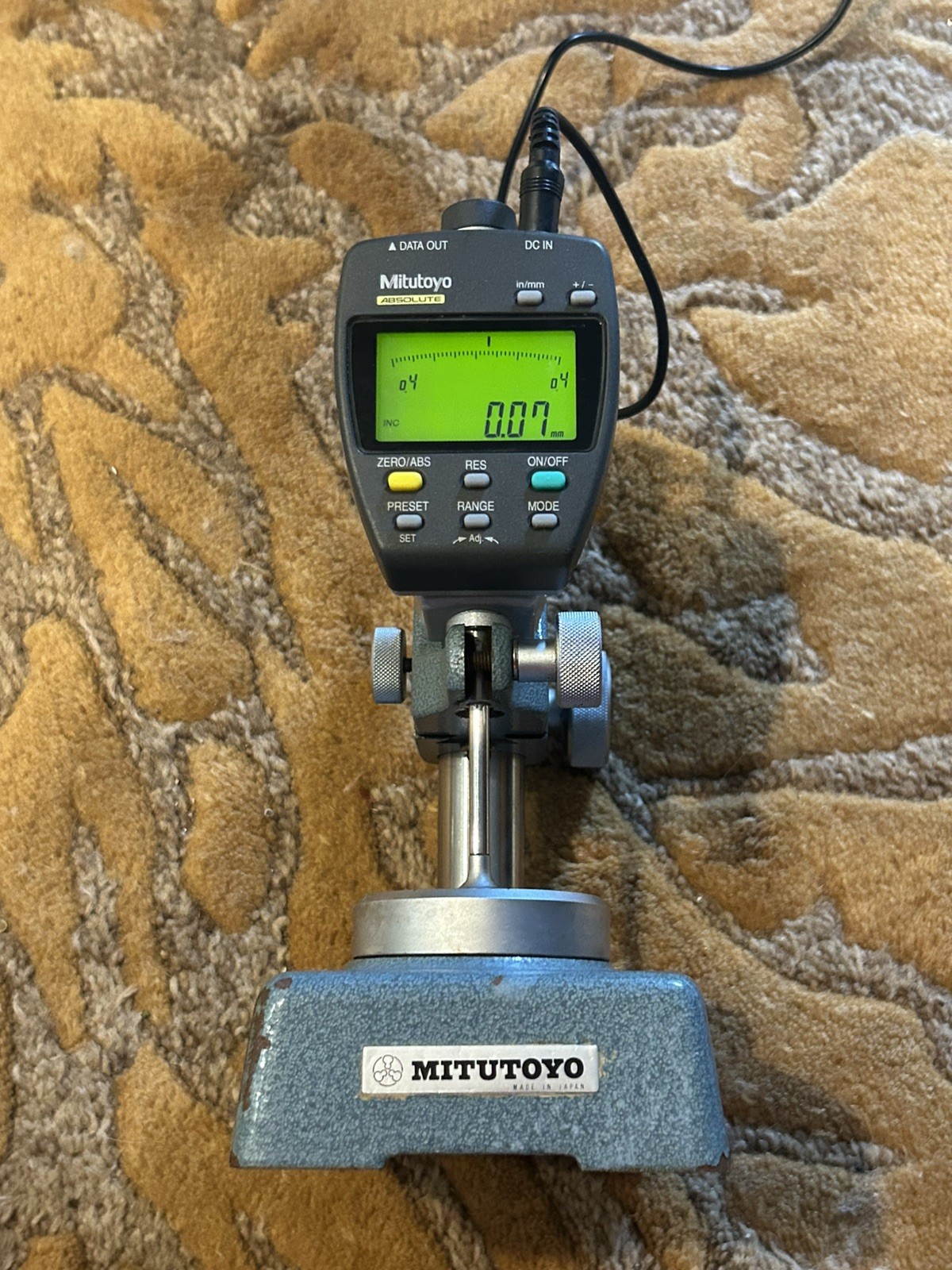 MITUTOYO  DIGIMATIC INDICATORS WITH Weighted Stand