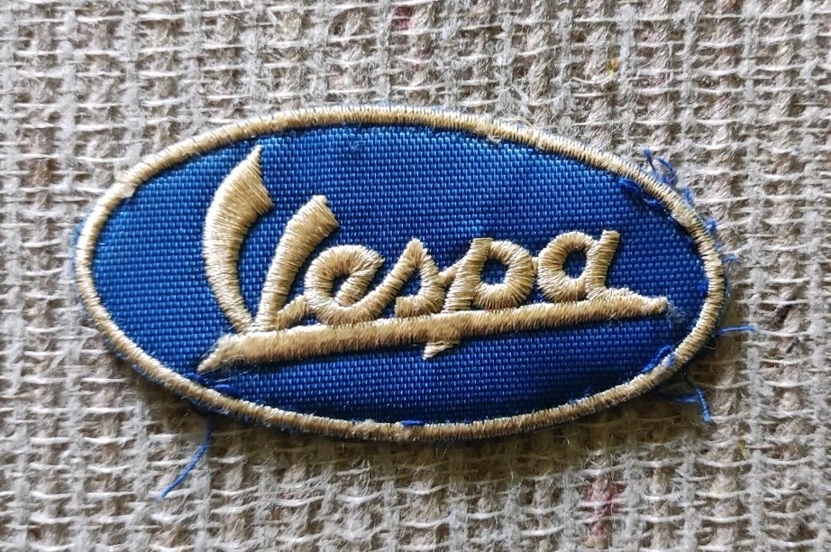 Vespa fabric patch patch