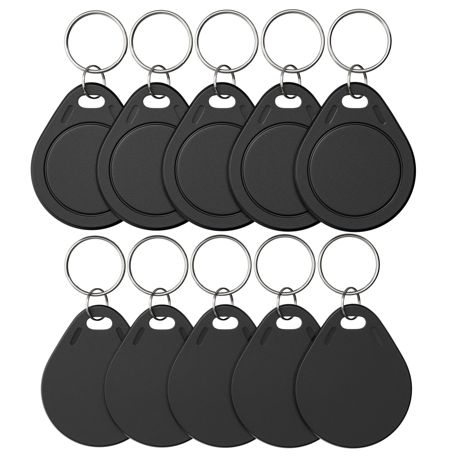10pcs T5577 RFID Keyfobs 125kHz Writable T5577 Key Tags Proximity ID Card Tok...