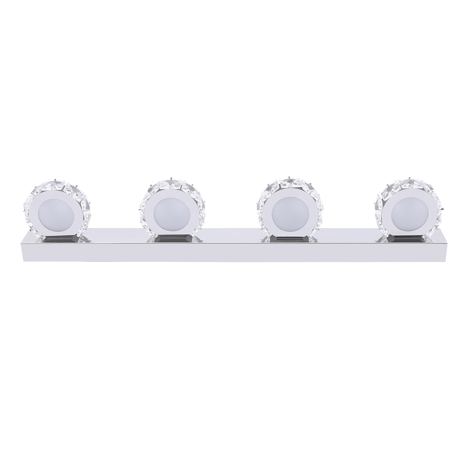 Modern LED Crystal Mirror Light Front Wall Lamp Bathroom Vanity Light Fixture