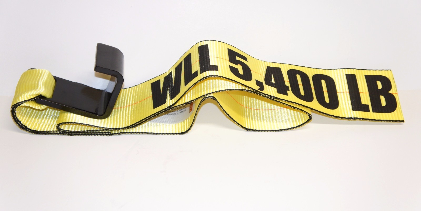 20 Roll Off Container Truck 4" Winch Straps Safety Strap W Flat Hook & Cut End