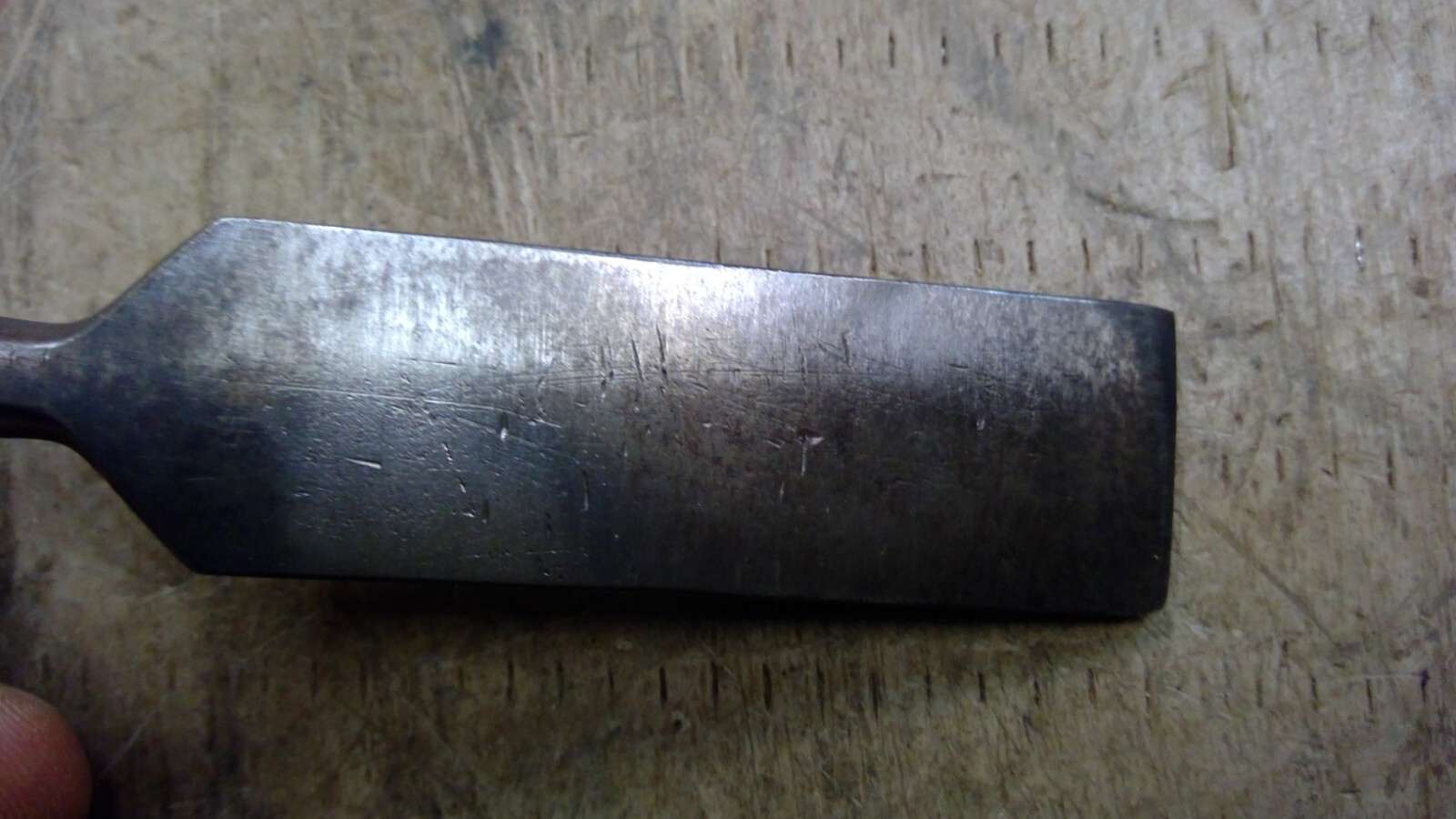 Old collectible tools Vintage TRUMACO 1" bevel edge socket chisel