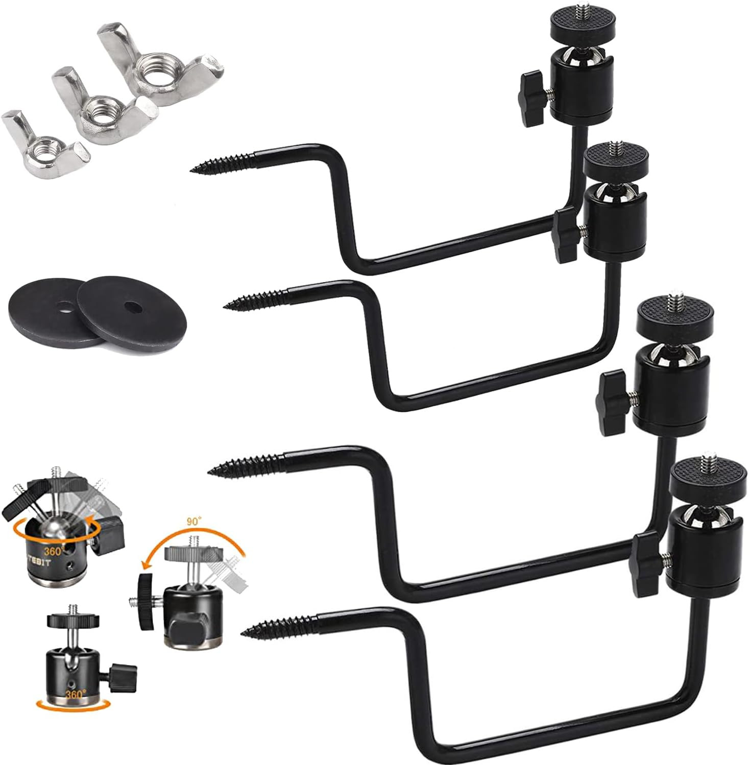 Trail Camera Mount Game Camera Mount Trail Camera Mounts Screw in Tree 4 Pieces