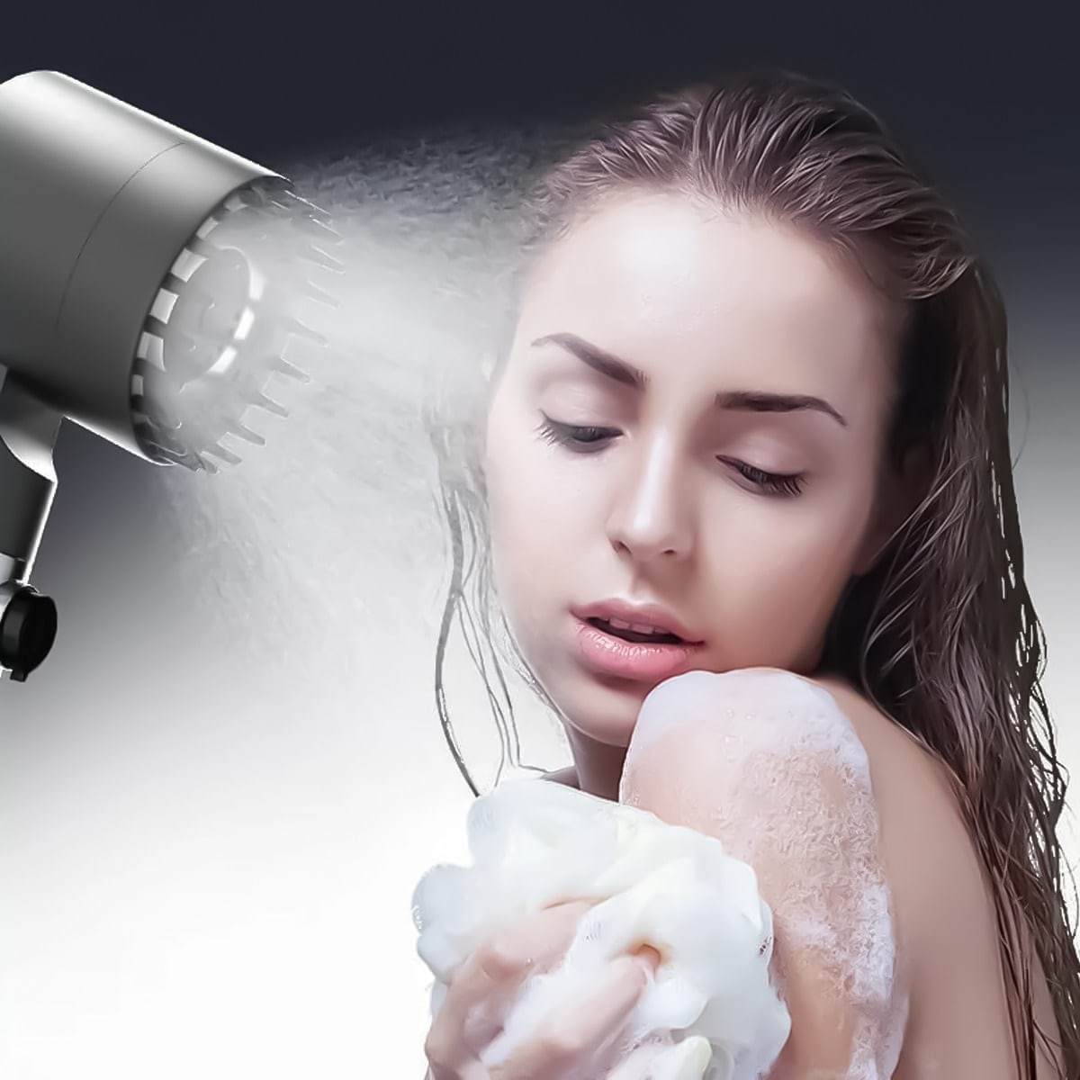 2-Pack High Pressure Filtered Handheld Shower Head Set, 12 Replaceable Filters