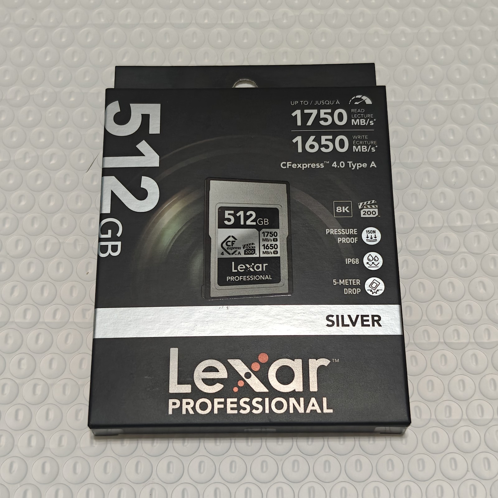 Lexar Professional SILVER 512GB CFexpress 4.0 Type A VPG200 Card LCAEXS4512G