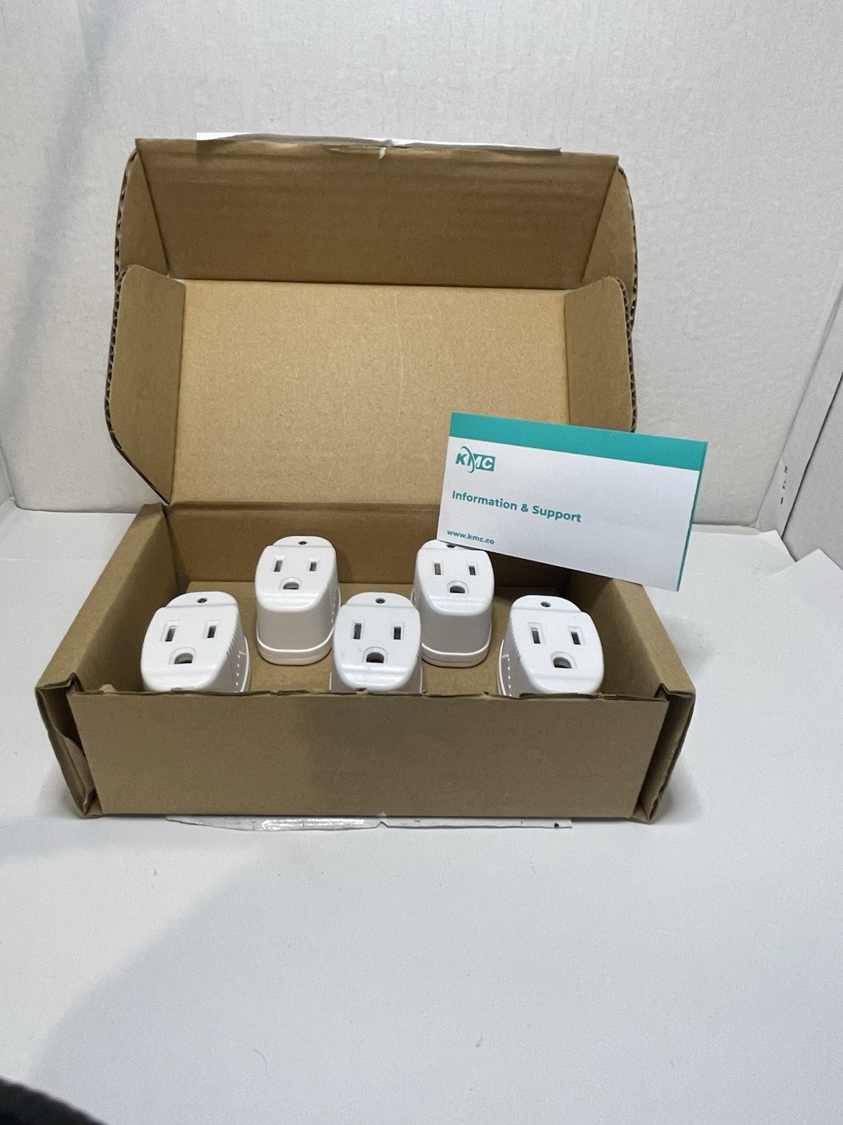 KMC Surge Tap Mini 5-Pack, 1-Outlet Grounded