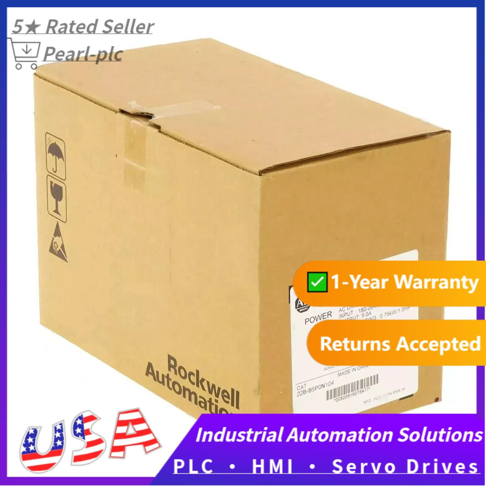NEW Allen-Bradley 22B-B5P0N104 PowerFlex 40 AC Drive 1HP US Free Tax