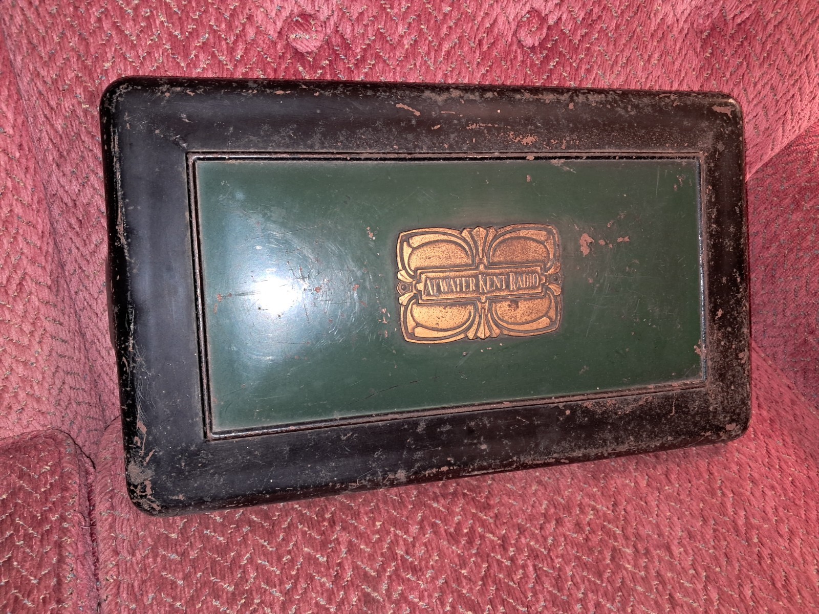 VINTAGE ATWATER KENT RADIO LID FOR MODEL 40 TUBE RADIO