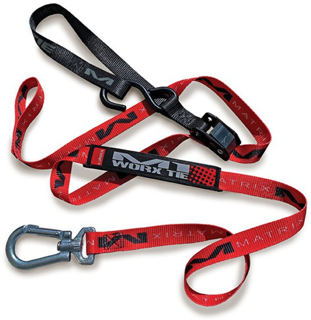 Matrix Concepts M1.0 Worx Tie Down Set Red