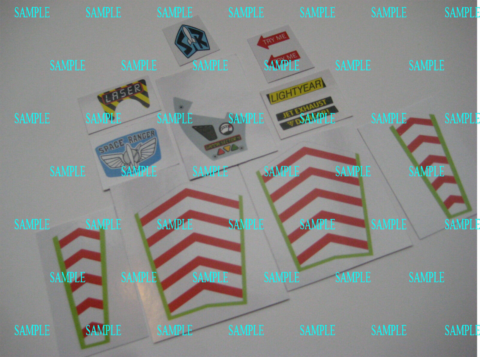 Toy Story Buzz Lightyear Action Figure Stickers [ Figure Not Included ] - B3G1F
