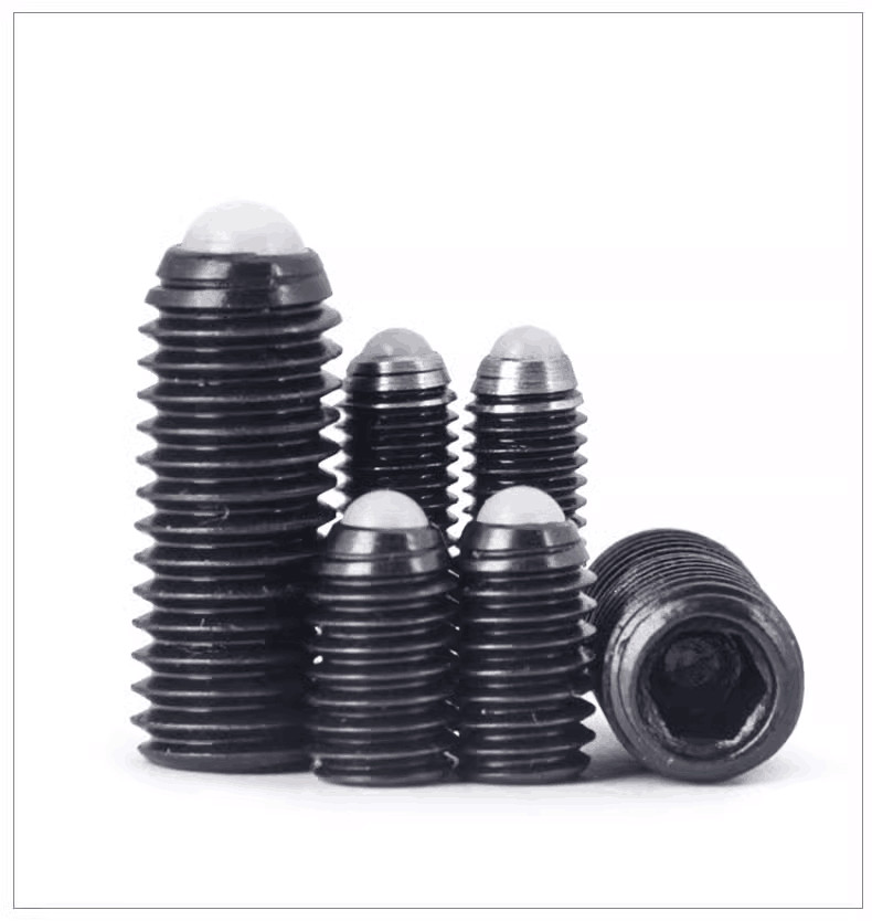 2pcs M10 POM head Allen nail positioning screw bullet spring plunger 12.9 Grade
