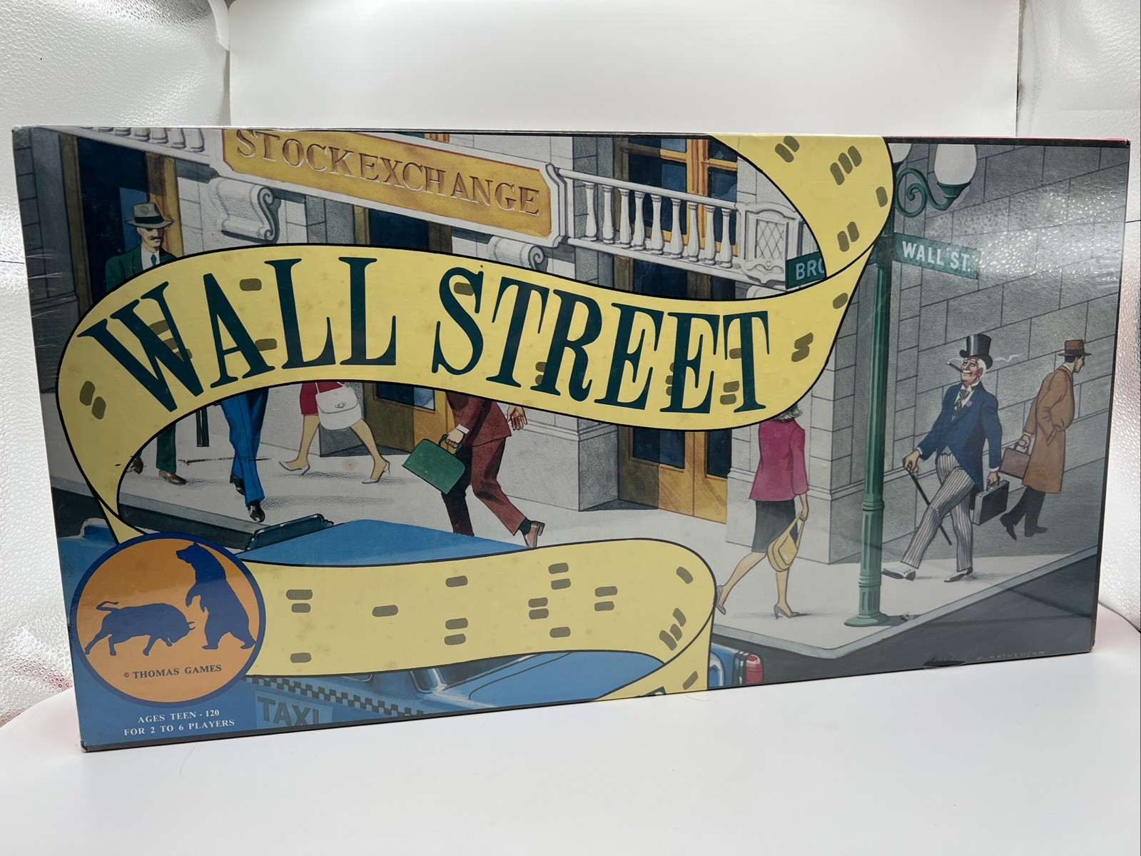 NEW! Sealed VINTAGE 1986 “Wall Street” Board Game Stock Market Thomas Games BNS