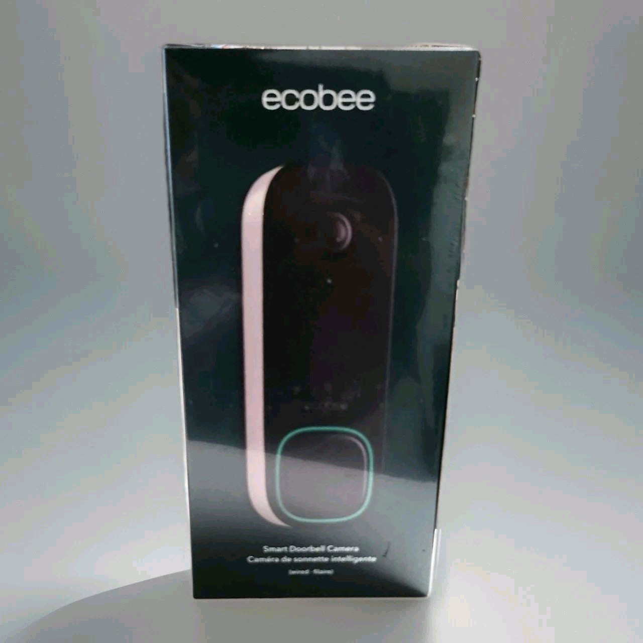ecobee Smart Video Doorbell  Wired with Advanced Person and Package Detect - NEW