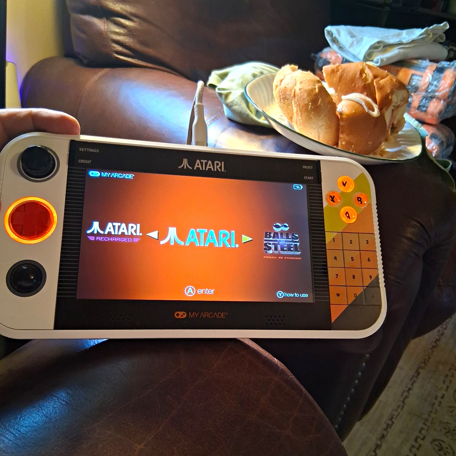 My Arcade Atari GameStation Go Handheld System HDMI Wi-Fi 720p 4GB