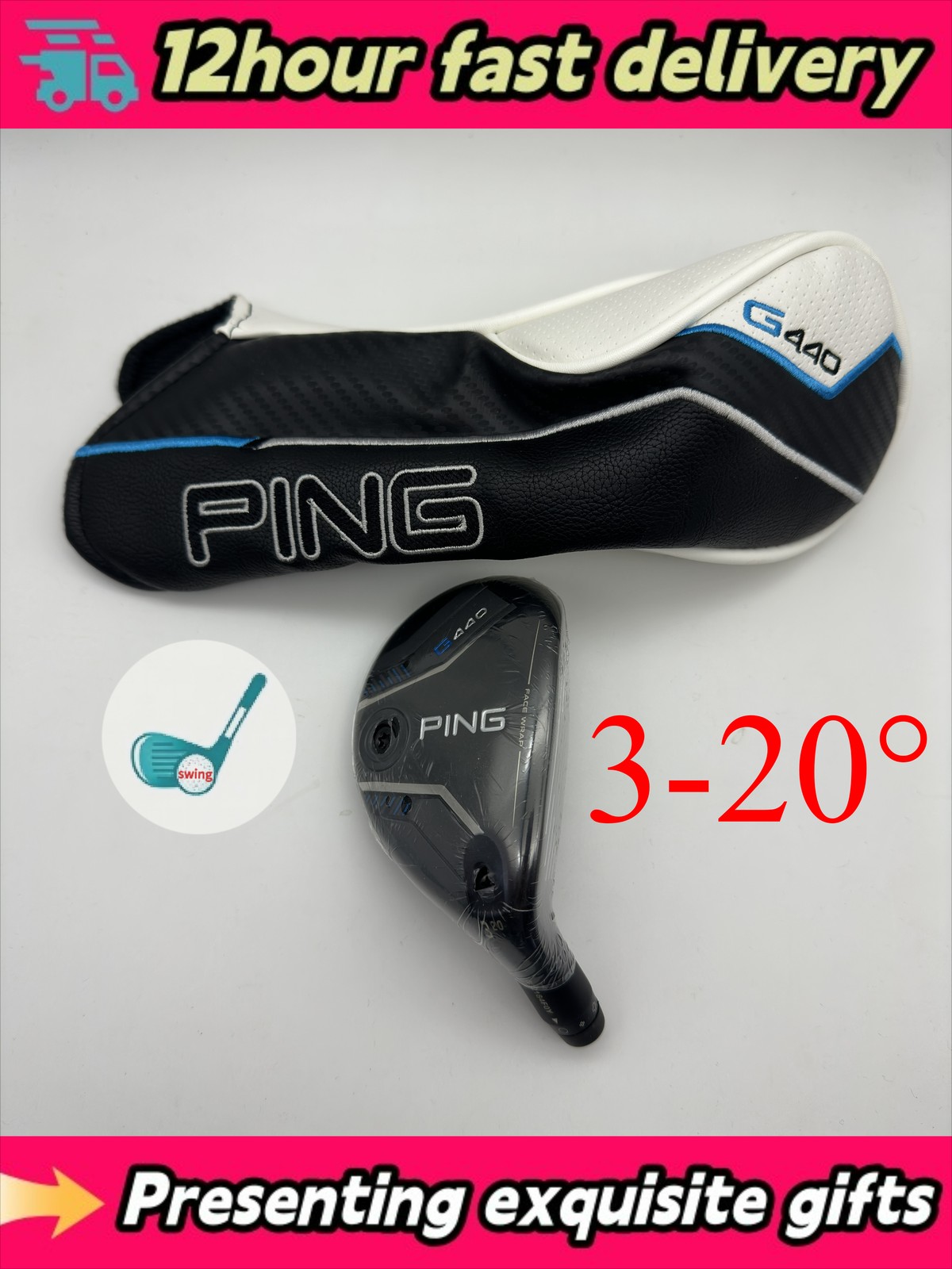 Ping G440 Hybrid 3H 20° Head Only Right Handed With Free Head cover