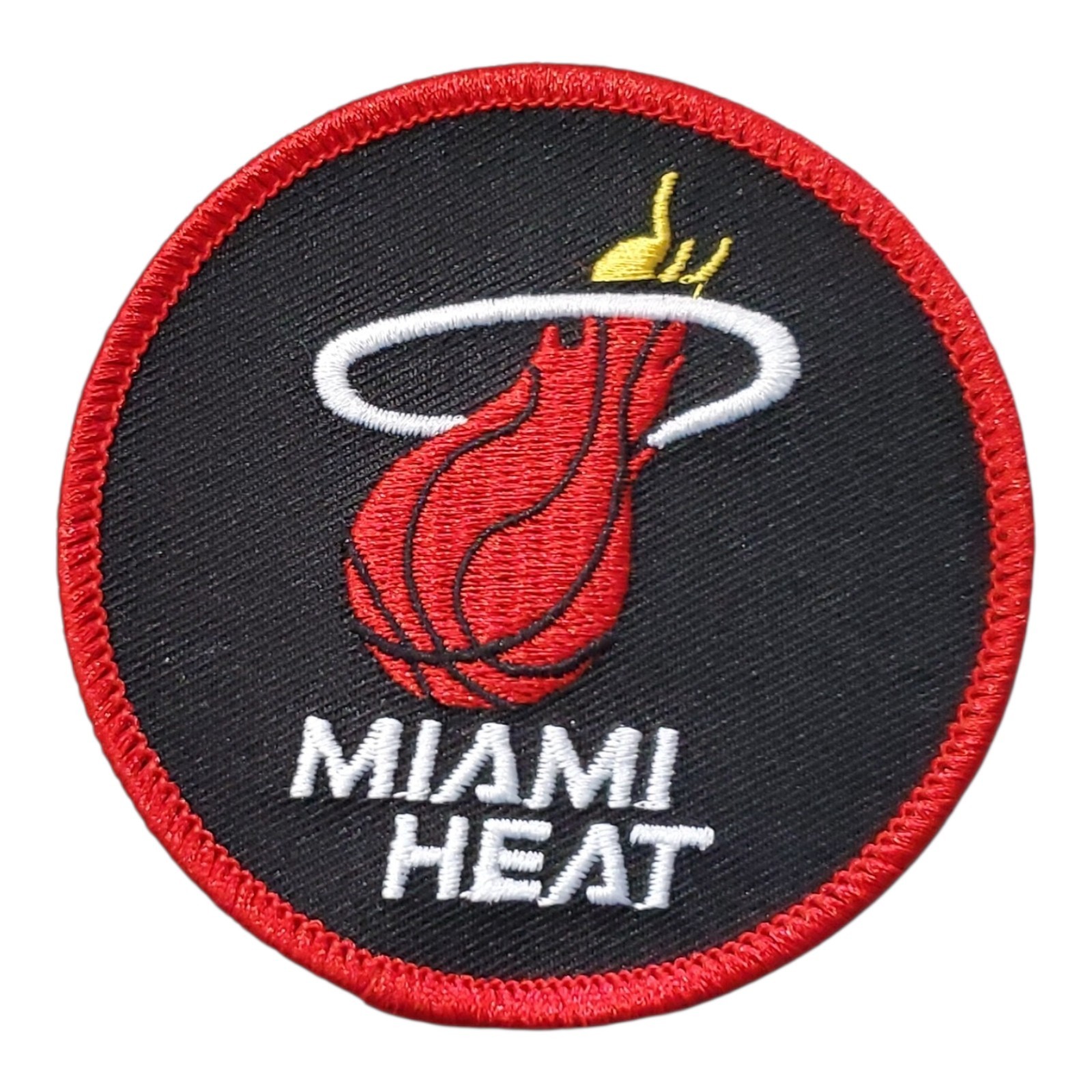 Miami Heat Nba Embroidered  Round Vintage Style Patch. 3"x3"