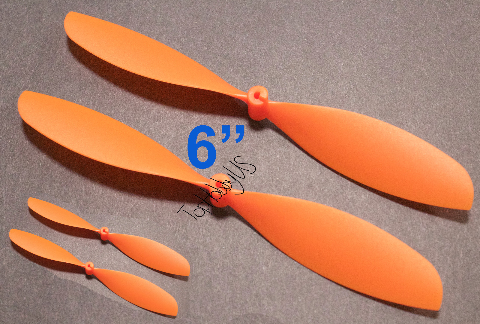 1 Pair (2PCS) 4x6" ø1.4mm Rubber Band Powered Plane Air Plane Propellers US SHIP