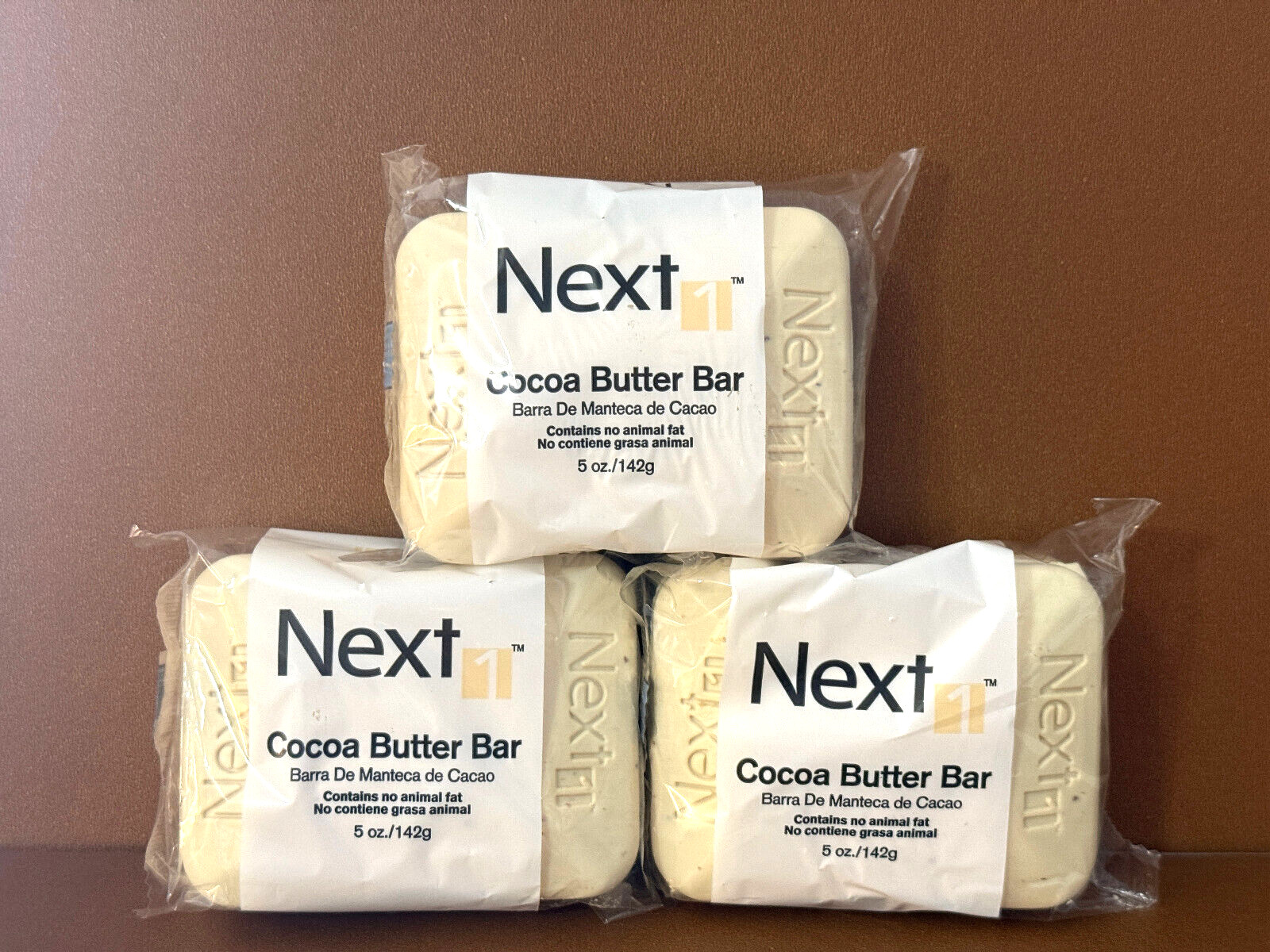 Next 1 COCOA BUTTER BAR SOAP 5 oz Lot Of 3