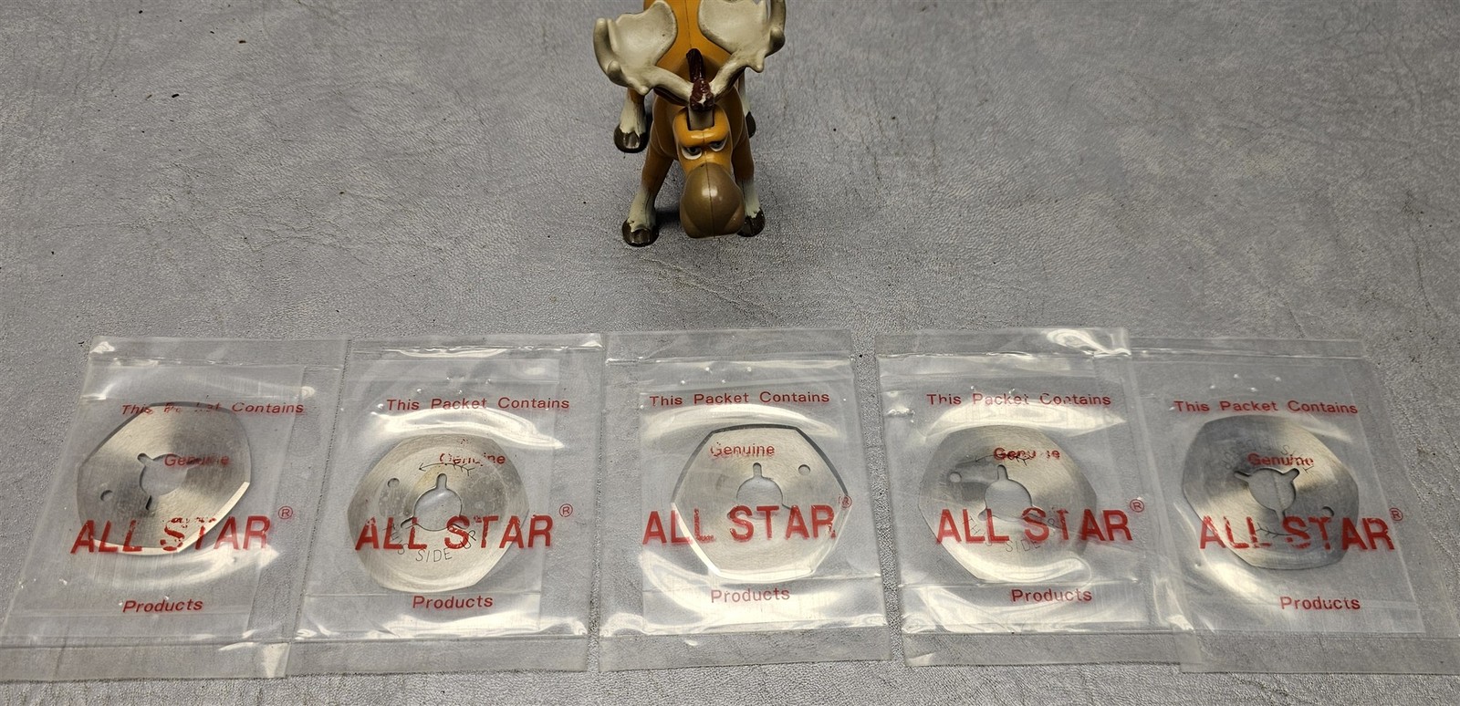 2" Hex Blades AS-1026 for Mini Rotary Cutter AS-100K Genuine All Star Lot of 5