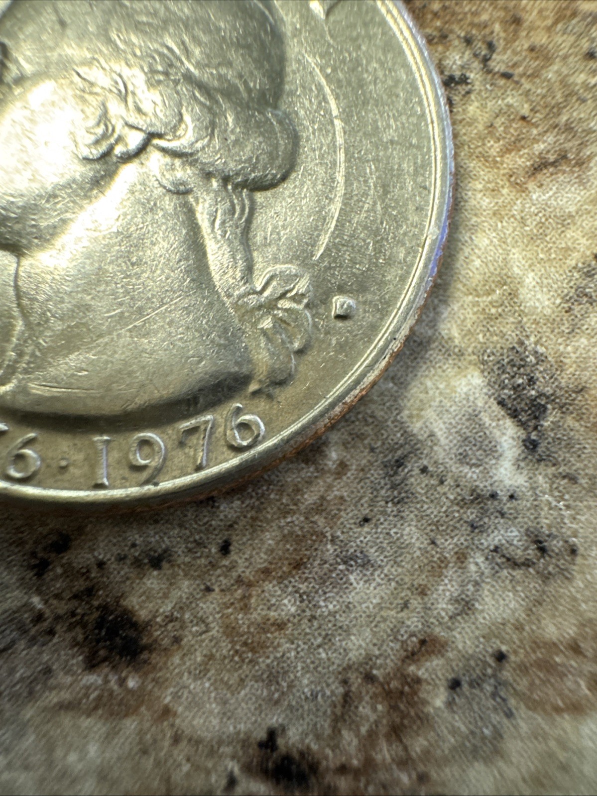 RARE Bi-Centennial Quarter Filled D mint mark