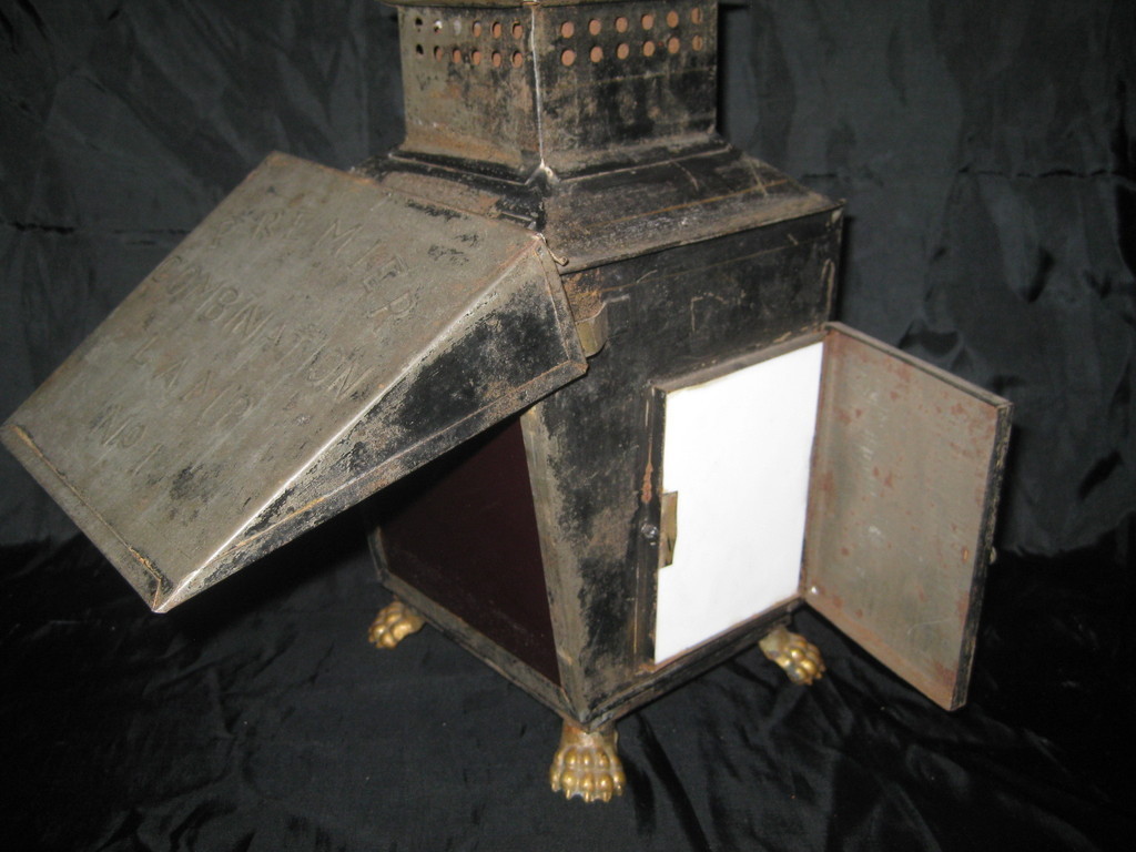 Antique Premier Combination Lamp No 1 Darkroom Kerosene Lamp Light photography