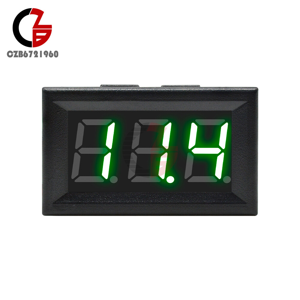AC 70-500V Voltmeter 0.56" Inch Mini Digital Green LED Voltage Panel Volt Meter