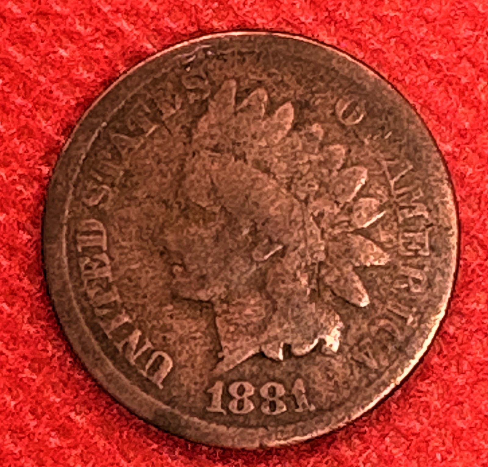 1881 INDIAN PENNY