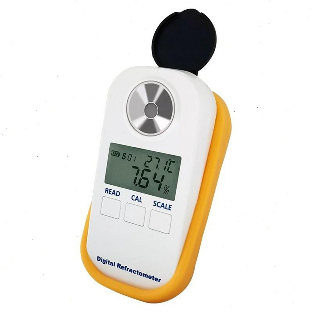 Portable Digital Brix Meter with Temperature Accuracy ±0.5℃ Sugar Refractometer