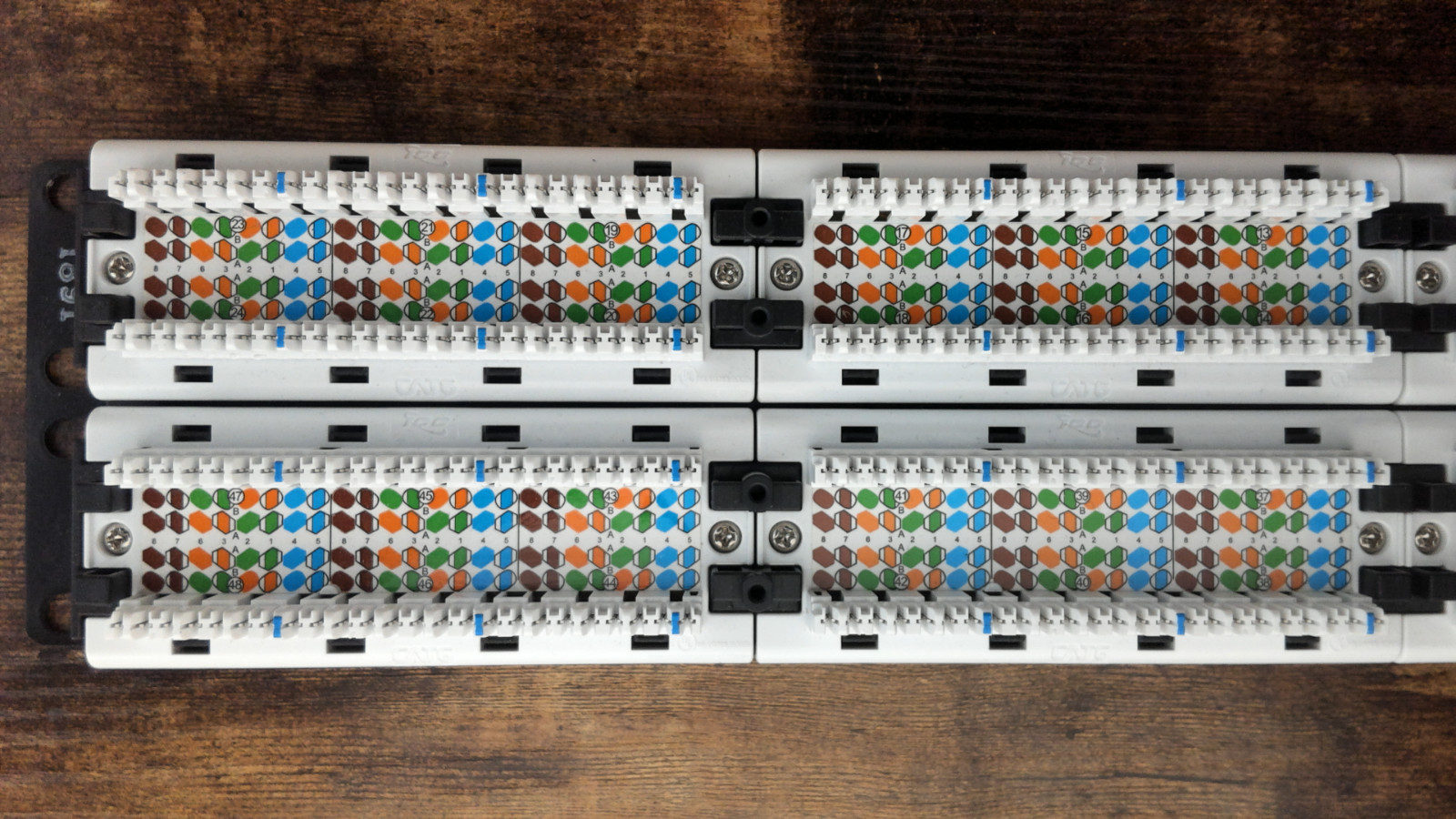 ICC ICMPP04860 48-port CAT6 Patch Panel Rack Mountable 2 RMS