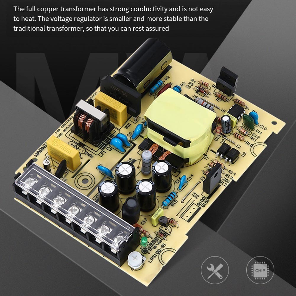 24V LRS10024 Switching Power Supply for Various Lighting and Security Systems