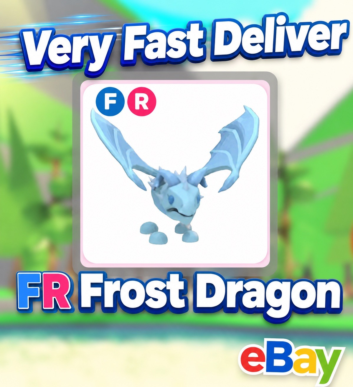 FR frost dragon | Adopt Me | Cheapest listing!