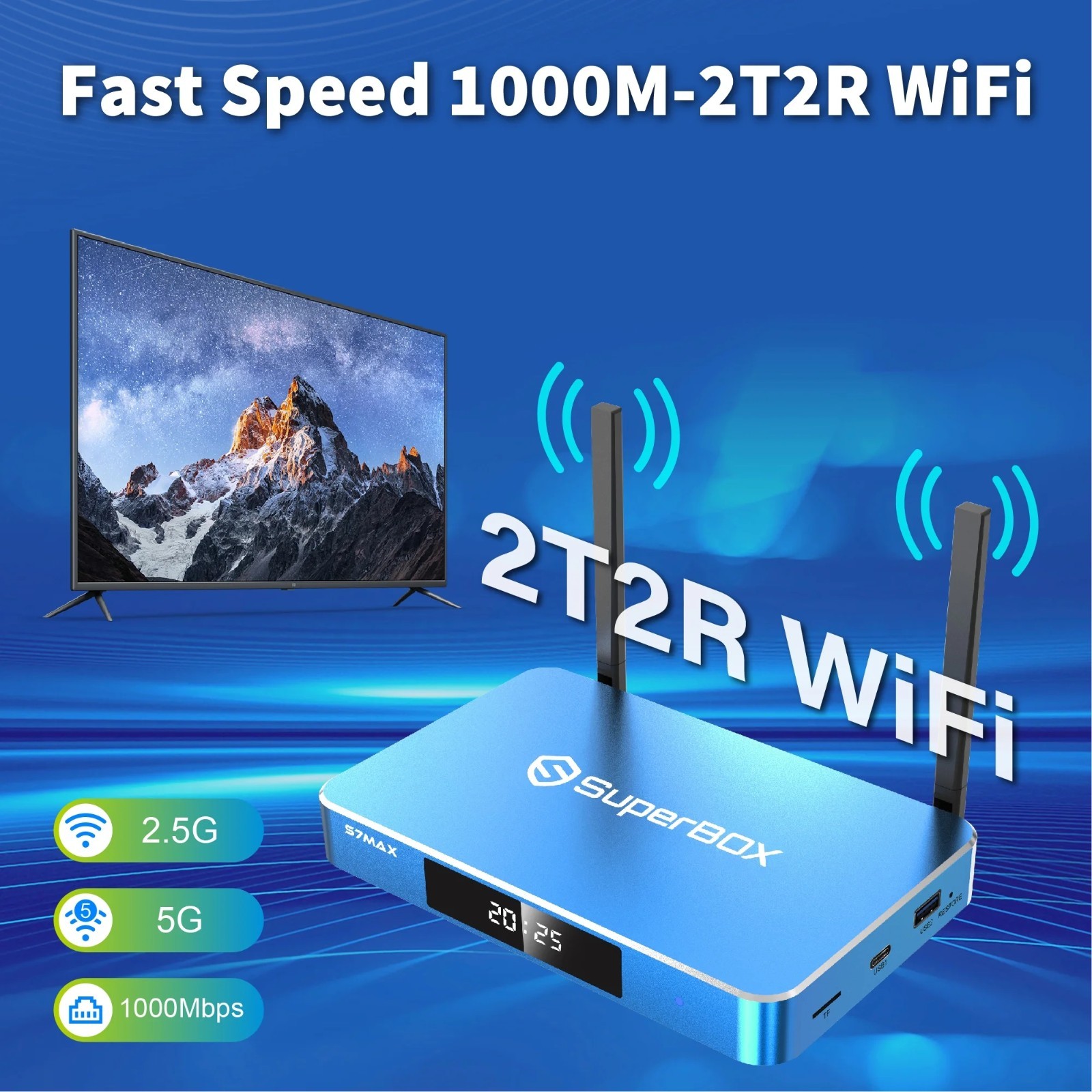 Media Player superbox s7max latest version 2026 Streaming Box with all channel