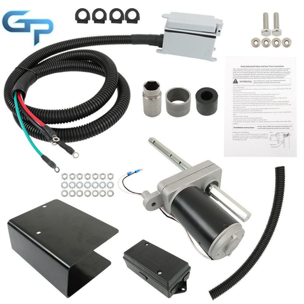 Electric Powered Trailer Jack Kit, 12000 lbs Capacity Single Speed 1824200100