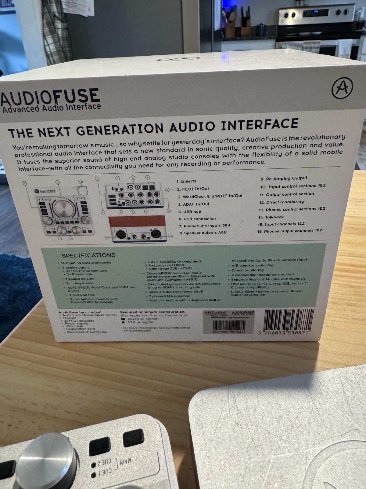 Arturia AudioFuse Classic Silver