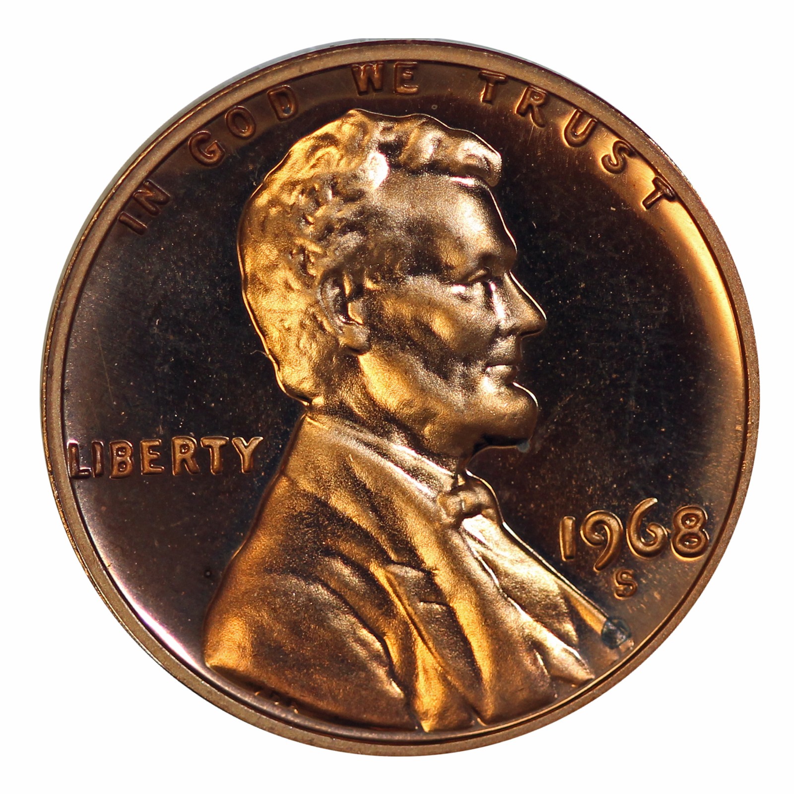 1968 -S Lincoln Memorial Cent Gem Proof Single Coin