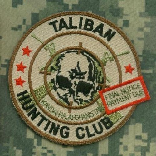 KANDAHAR JSOC USMC MARSOC FORCE DRECON GHOST JTF vêlkrö PATCH: TALIBAN HUNT CLUB