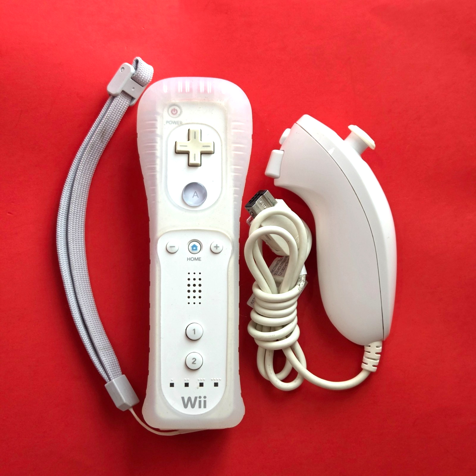 Official Wii REMOTE & NUNCHUCK Nintendo NO MOTION 👾 U Controller RVL003 RLV004