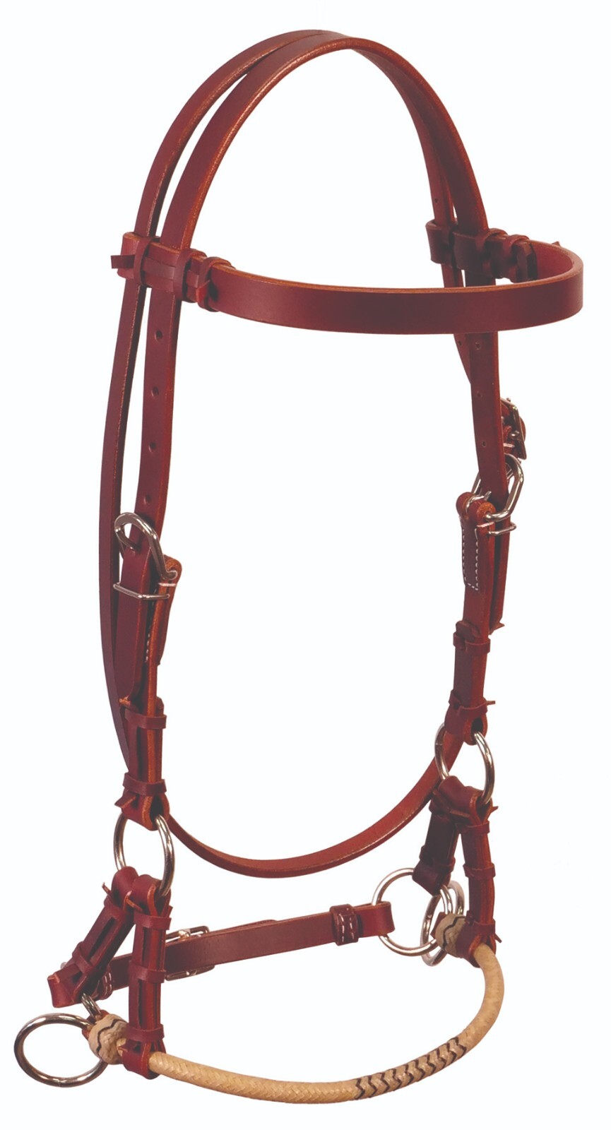 Buffalo Leather Latigo Leather Sidepull
