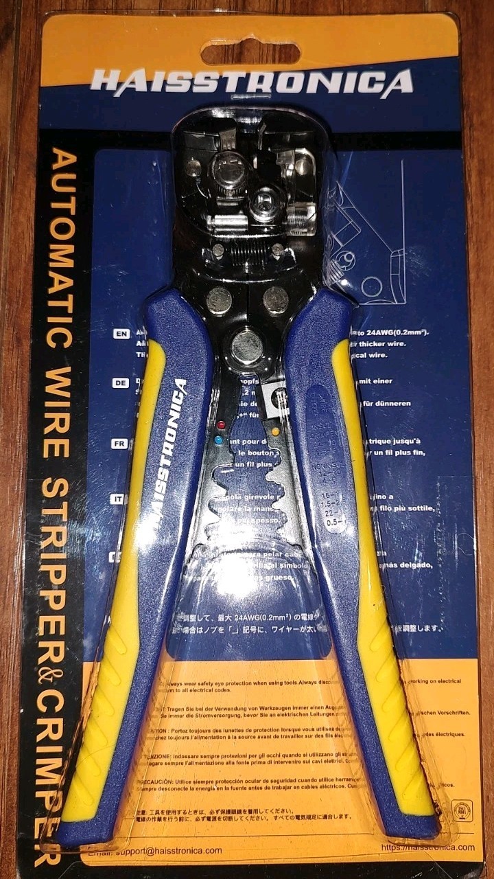 HAISSTRONICA Automatic Wire Stripper & Crimper 10-24 AWG