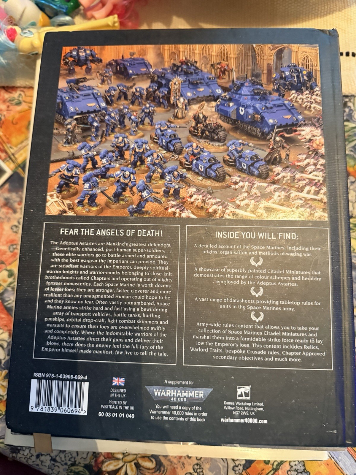 Games Workshop Warhammer 40K Codex: Space Marines Rule Book (Hardback)