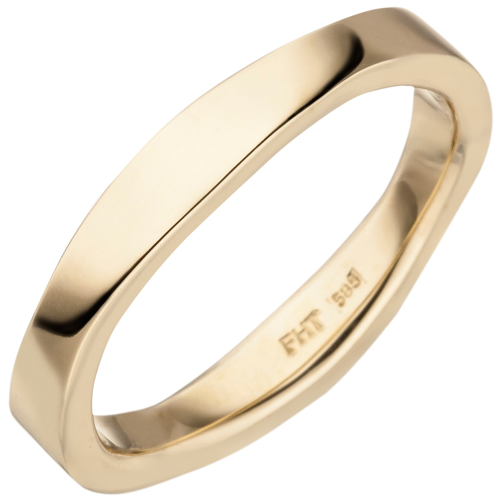 Jobo ladies' ring 585 gold yellow gold gold ring RW: 54