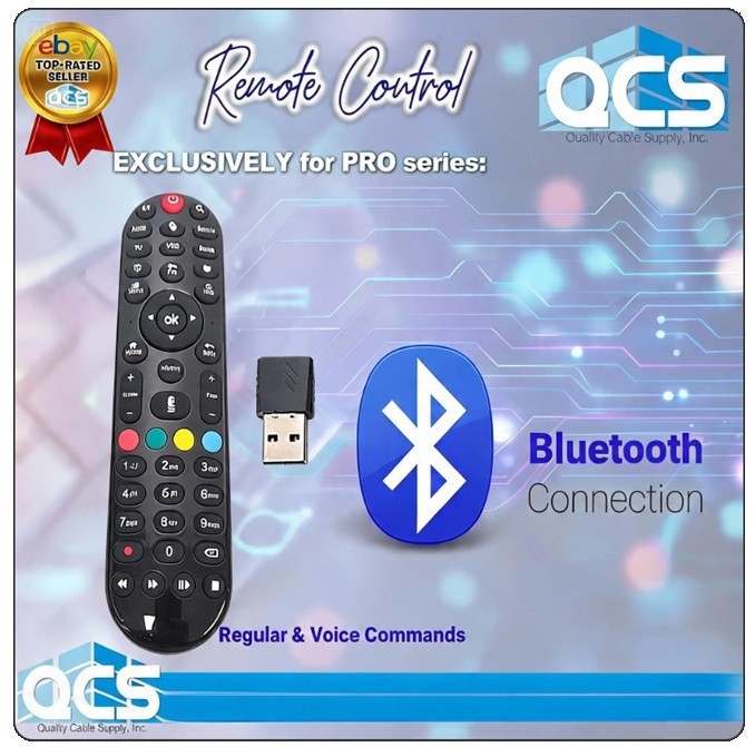 Voice Remote Control EXCLUSIVELY for ALL MaxTV GOLD PRO and XTREME PRO boxes