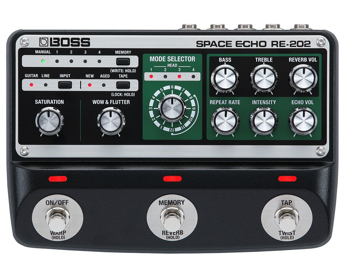 Boss RE-202 Space Echo Delay/Reverb Pedal - Open Box