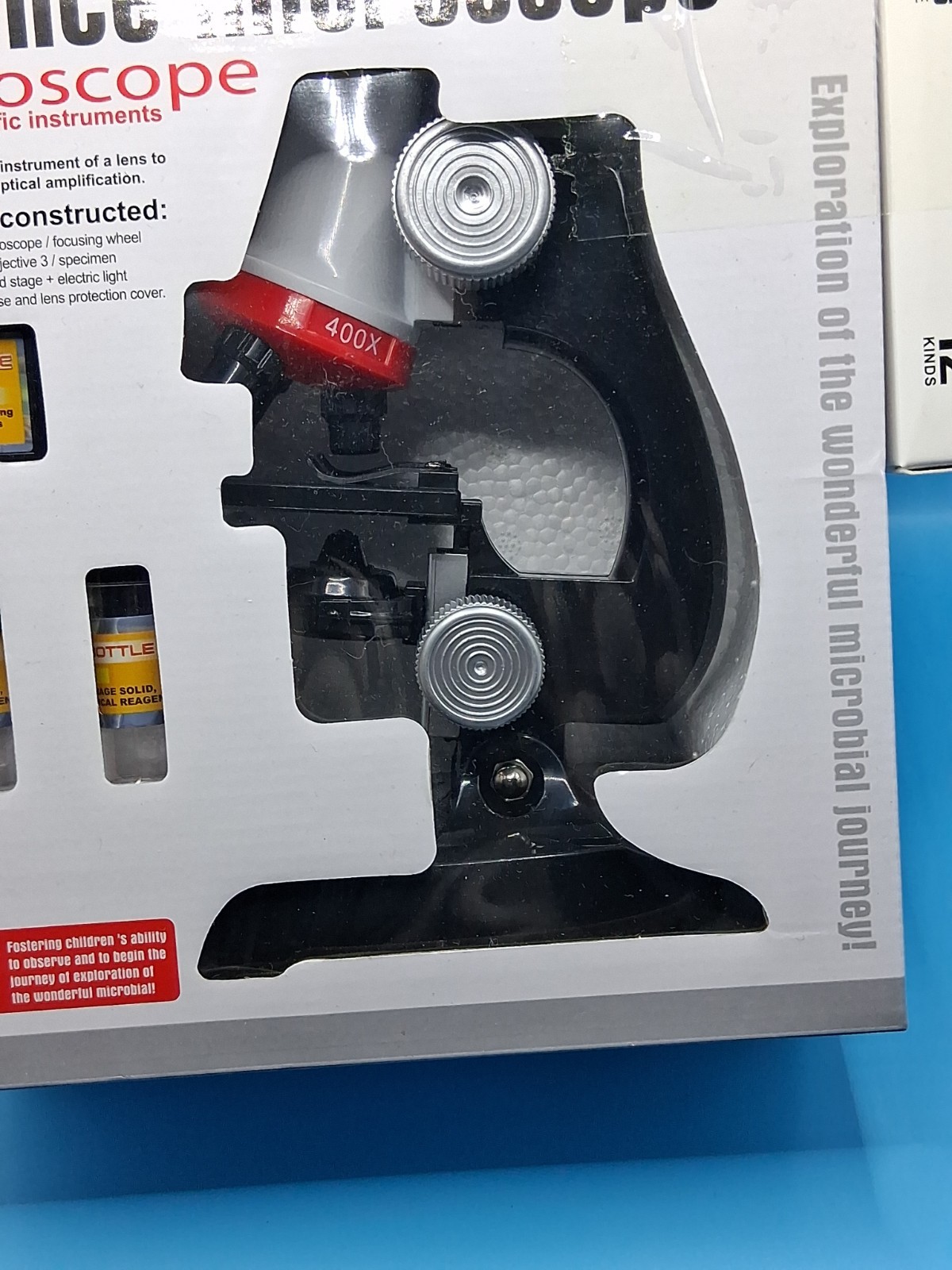 Science Microscope Educational Series With Extra Box Of Slides !!