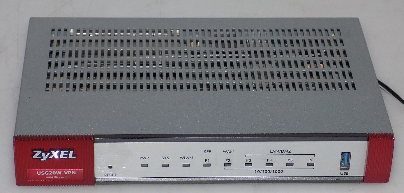 Zyxel USG20-VPN VPN Firewall W/AC-ADAPTER (TESTED/RESET)