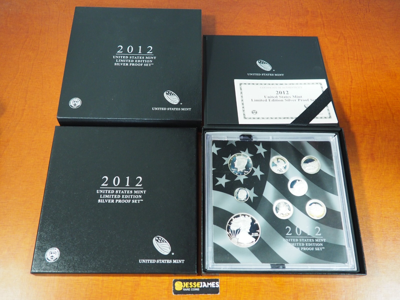 2012 W PROOF SILVER EAGLE LIMITED EDITION PROOF SET IN OGP