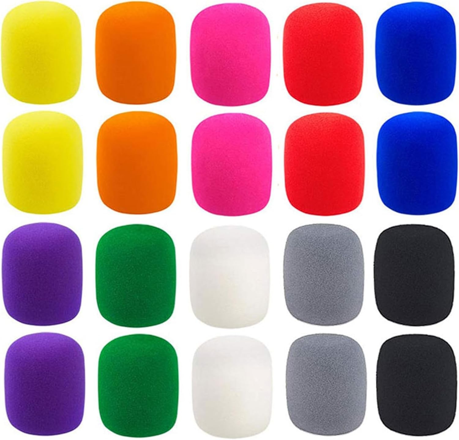 Microphone Covers Foam,20 Pack Thick Handheld Stage Microphone Windscreen Microp